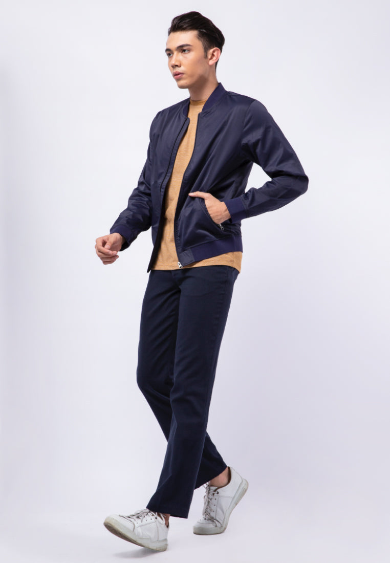 Slim Fit Bomber Jacket