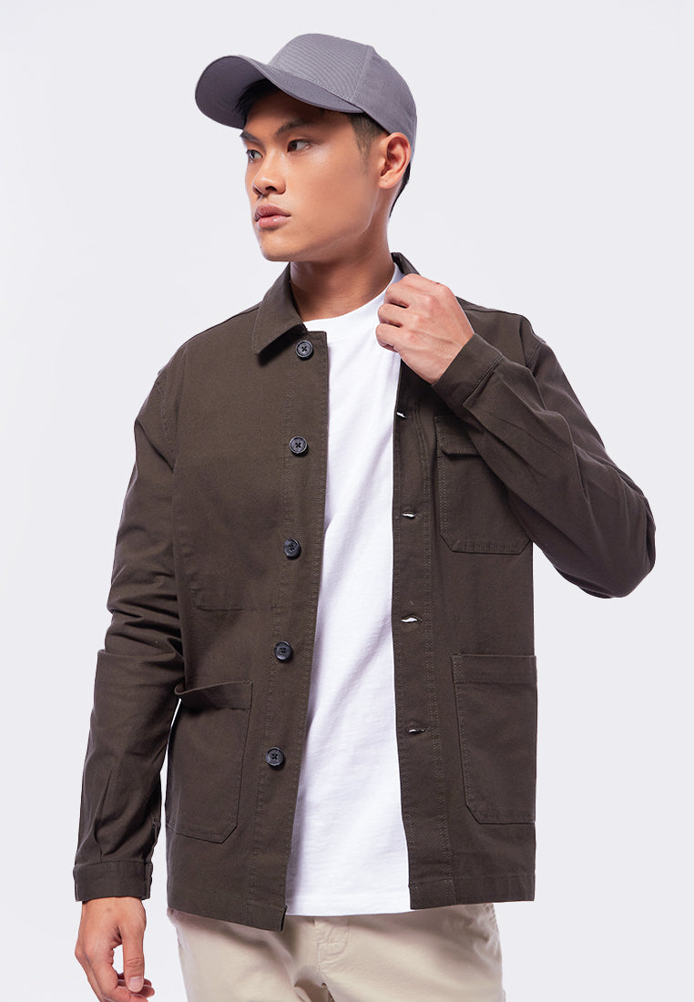 Slim Fit Shirt Jacket