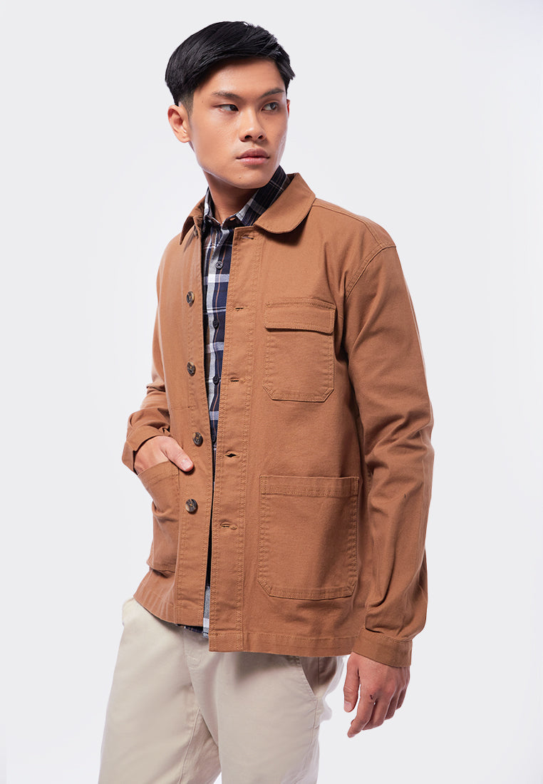 Slim Fit Shirt Jacket