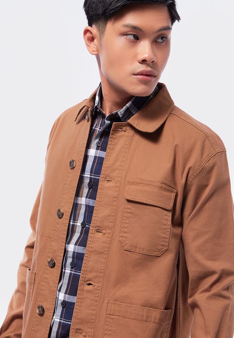 Slim Fit Shirt Jacket