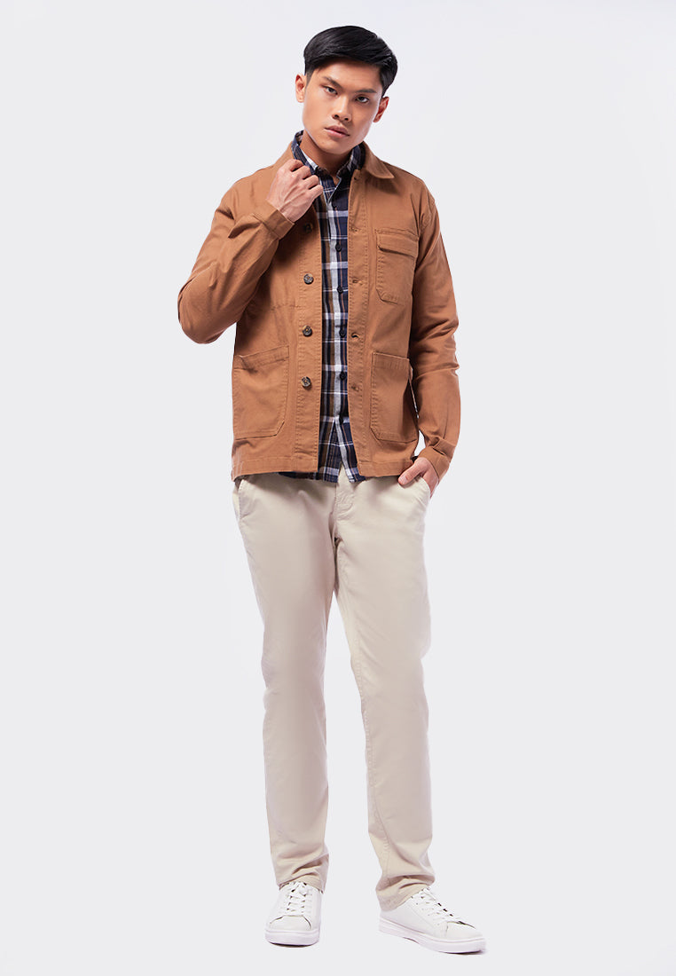 Slim Fit Shirt Jacket