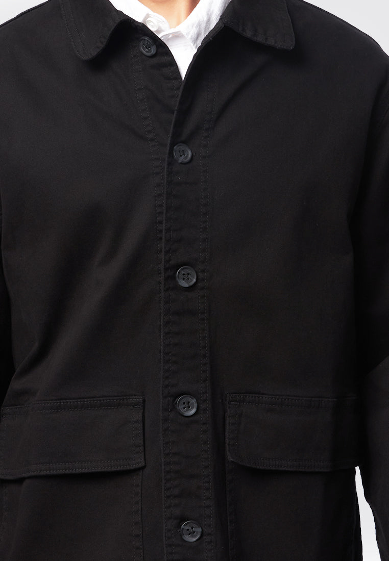 Shirt Jacket with Double Pocket