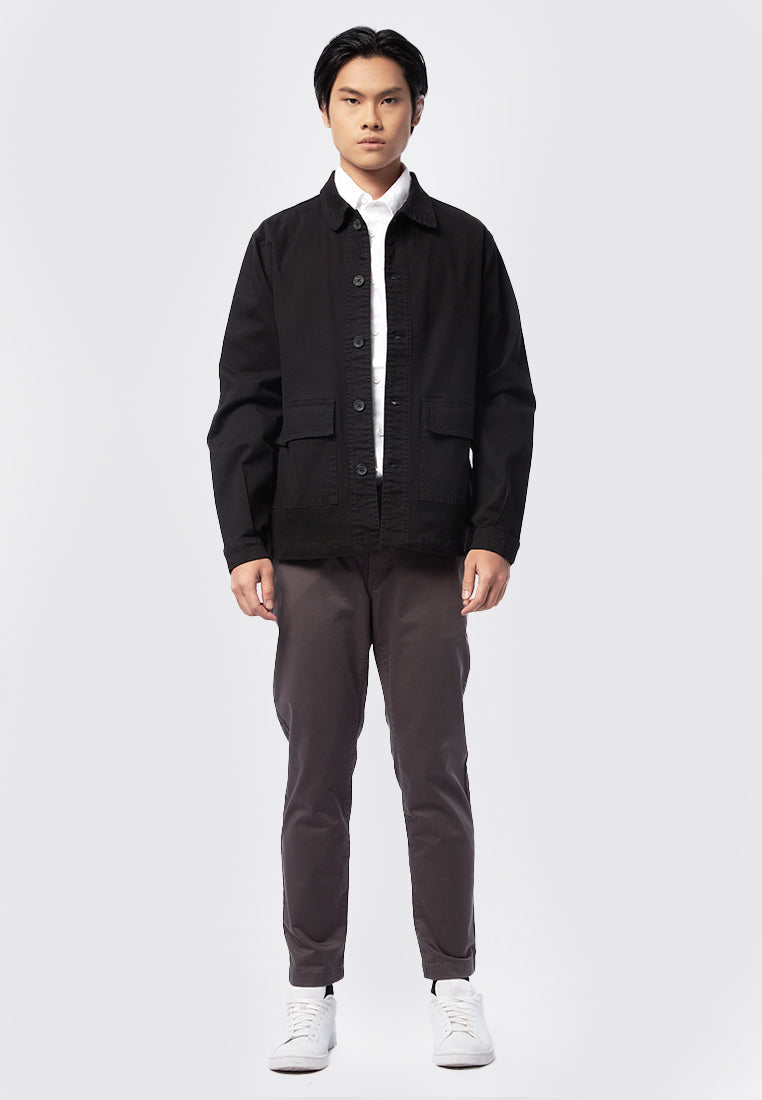 Shirt Jacket with Double Pocket
