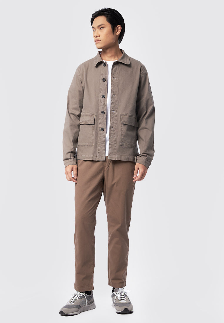 Shirt Jacket with Double Pocket