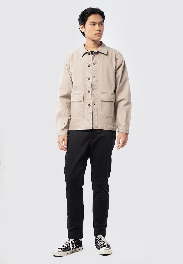 Shirt Jacket with Double Pocket