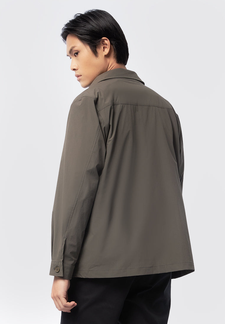 Shirt Jacket with Front Pocket
