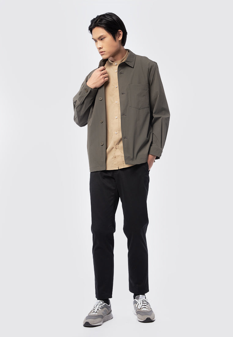 Shirt Jacket with Front Pocket
