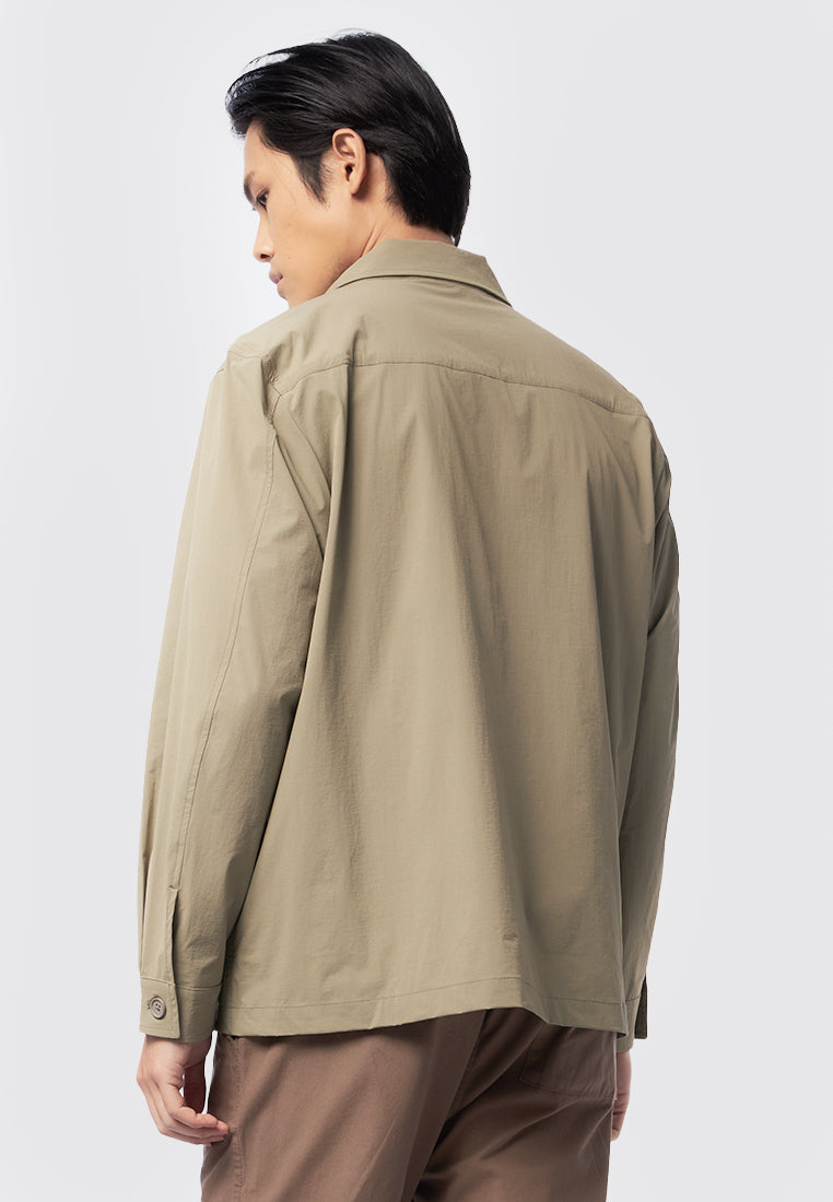 Shirt Jacket with Front Pocket