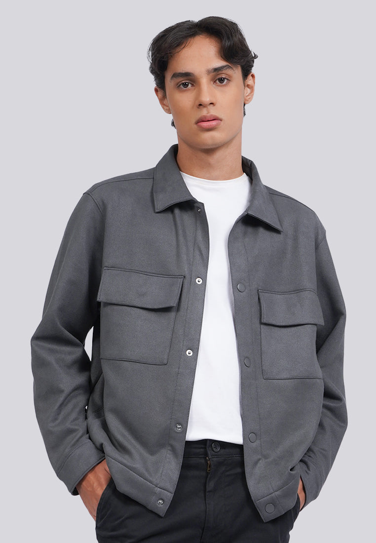 Double Pocket Overshirt Jacket