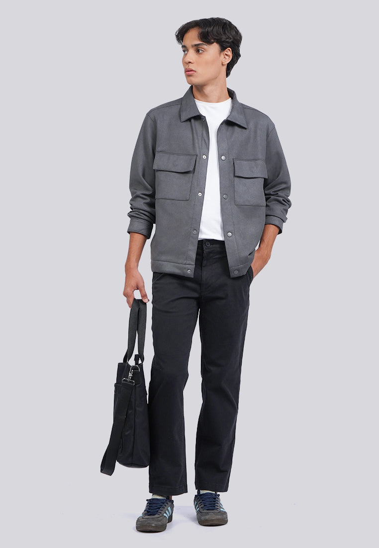 Double Pocket Overshirt Jacket