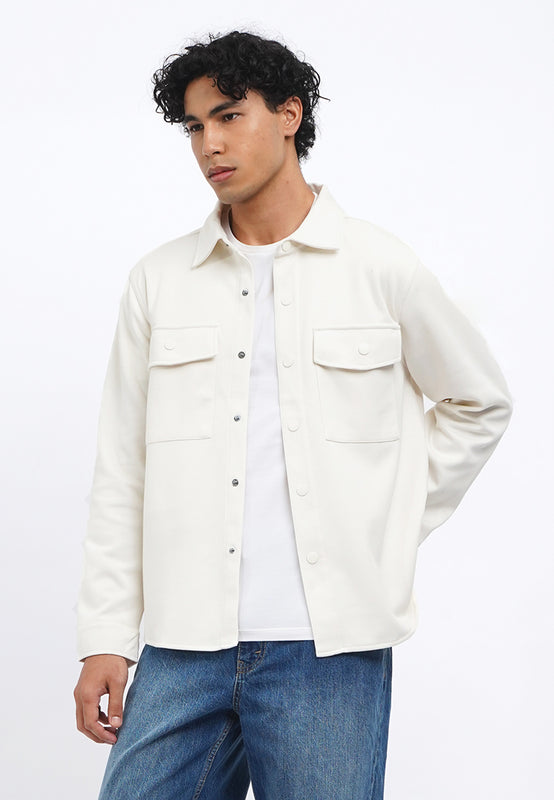 Double Pocket Overshirt Jacket