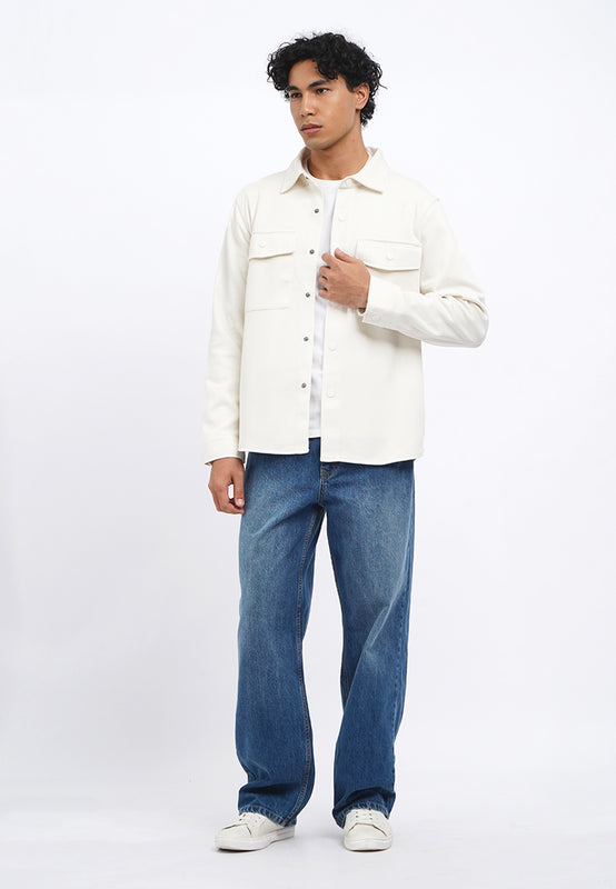 Double Pocket Overshirt Jacket
