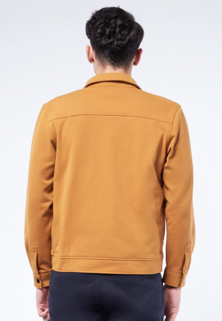 Slim Fit Zip Knit Jacket
