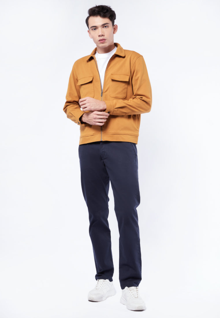 Slim Fit Zip Knit Jacket