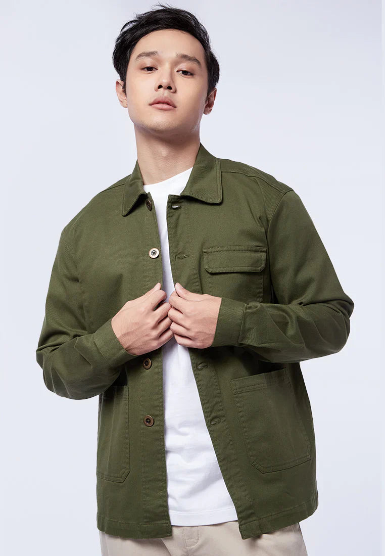 Slim Fit Shirt Jacket