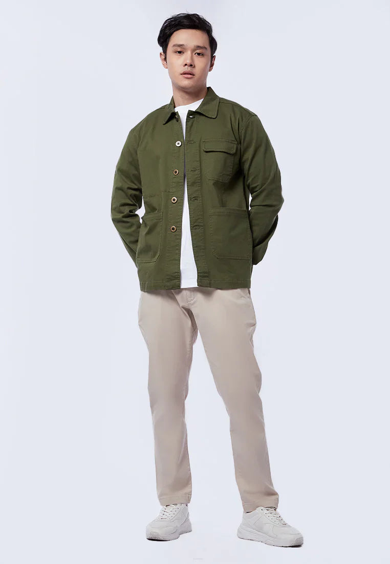 Slim Fit Shirt Jacket