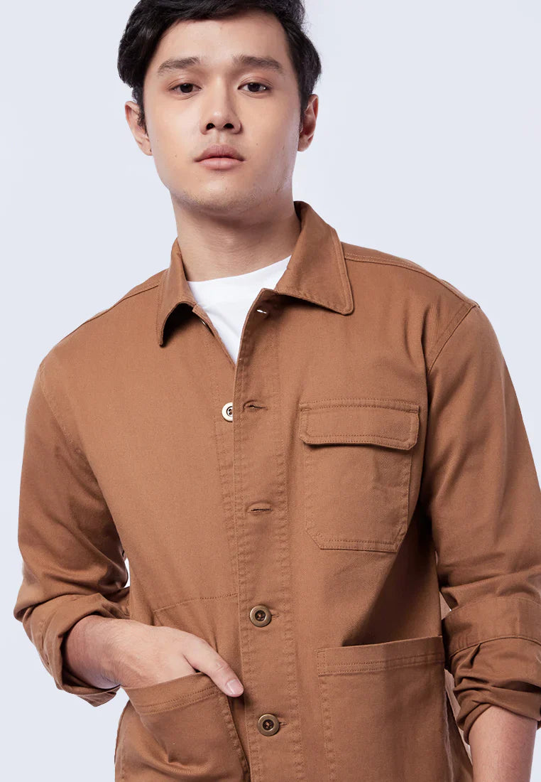 Slim Fit Shirt Jacket