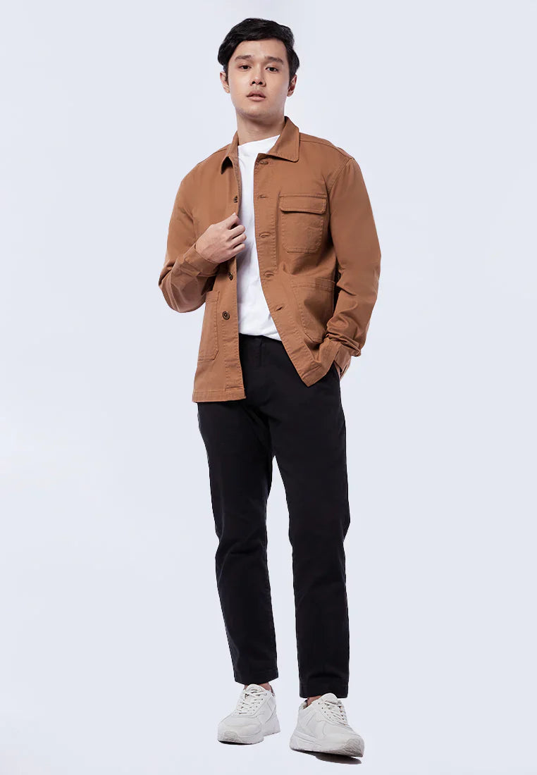 Slim Fit Shirt Jacket