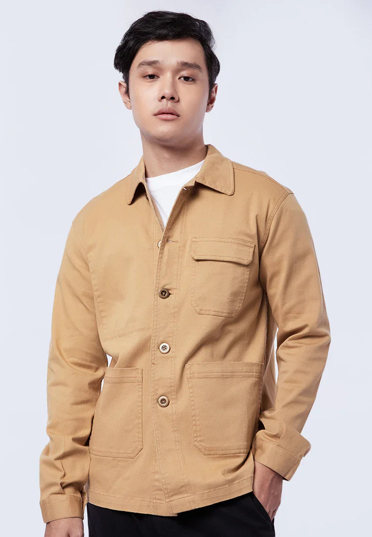 Slim Fit Shirt Jacket