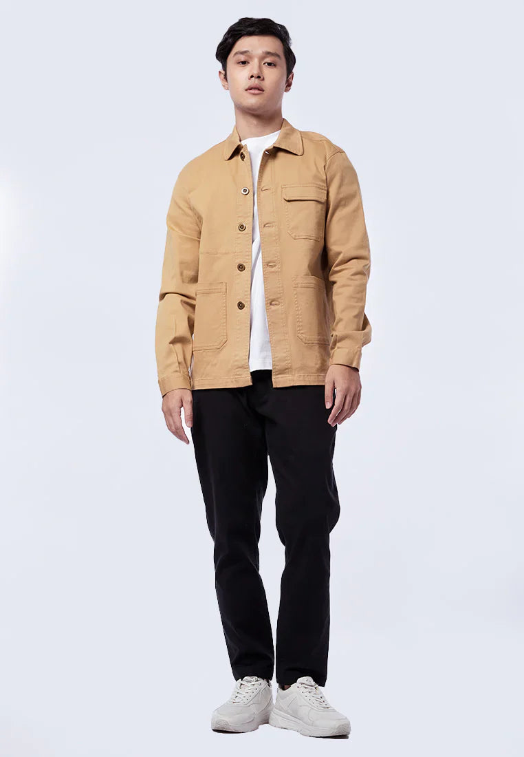 Slim Fit Shirt Jacket