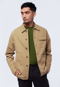 Slim Fit Shirt Jacket with Pocket
