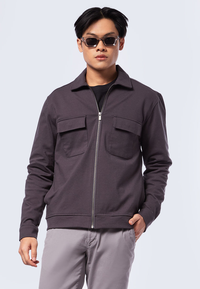 Double Pocket Zip Jacket