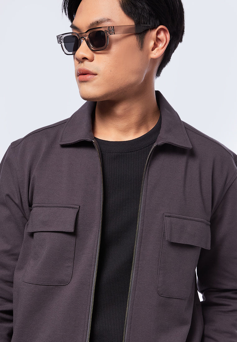 Double Pocket Zip Jacket
