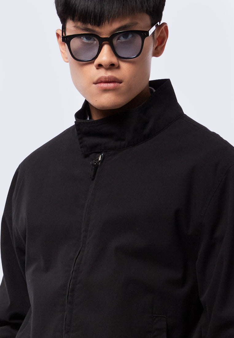 High Neck Zipped Jacket
