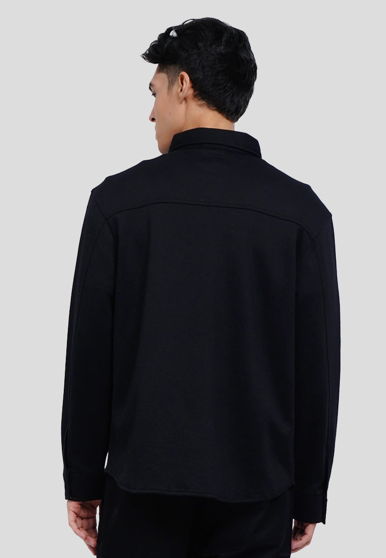 Loose Jacket with Snap Button