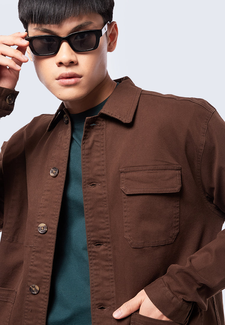 Oversized Jacket with Triple Pocket