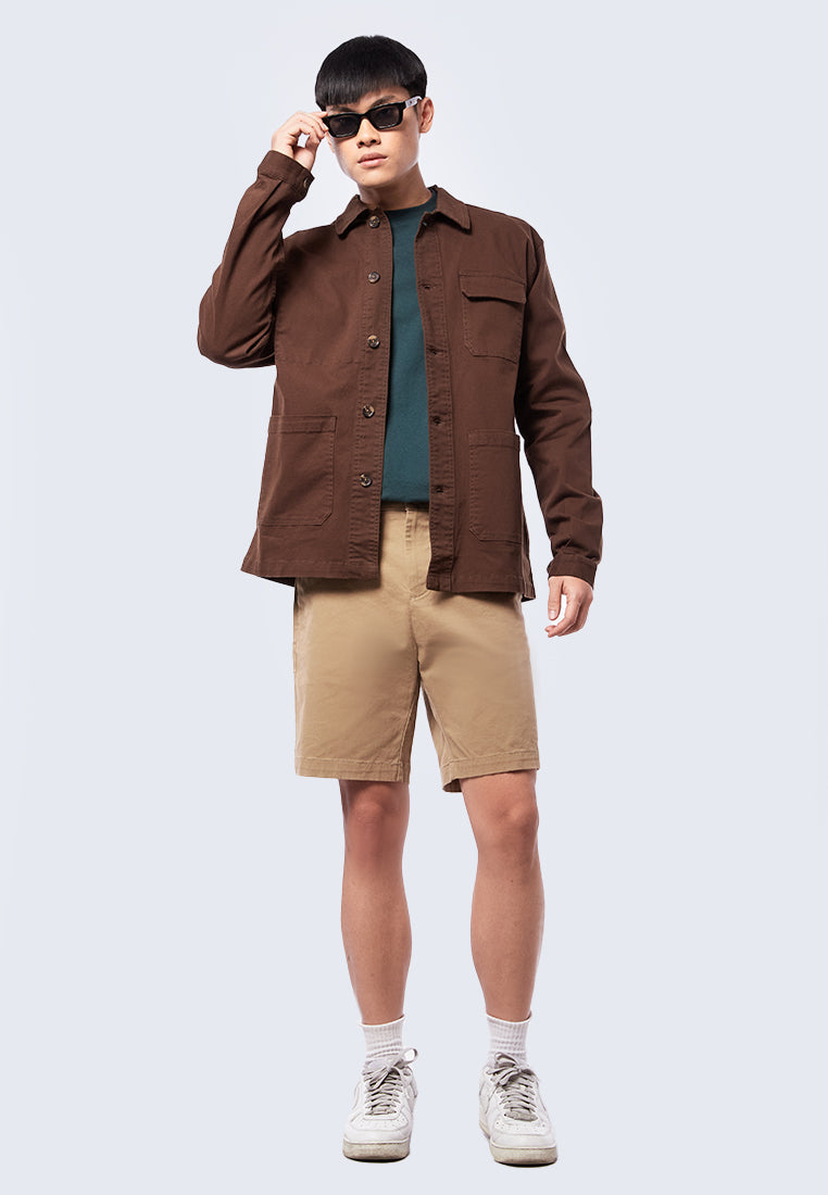 Oversized Jacket with Triple Pocket