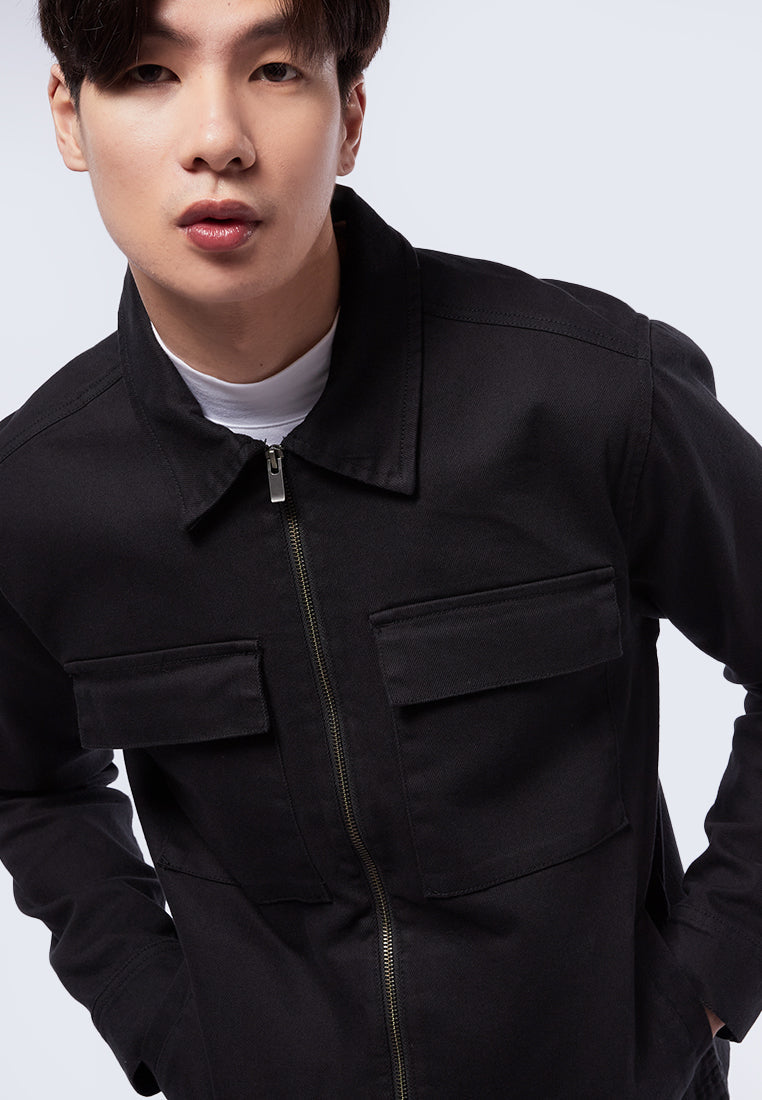 Shirt Jacket with Flap Pocket