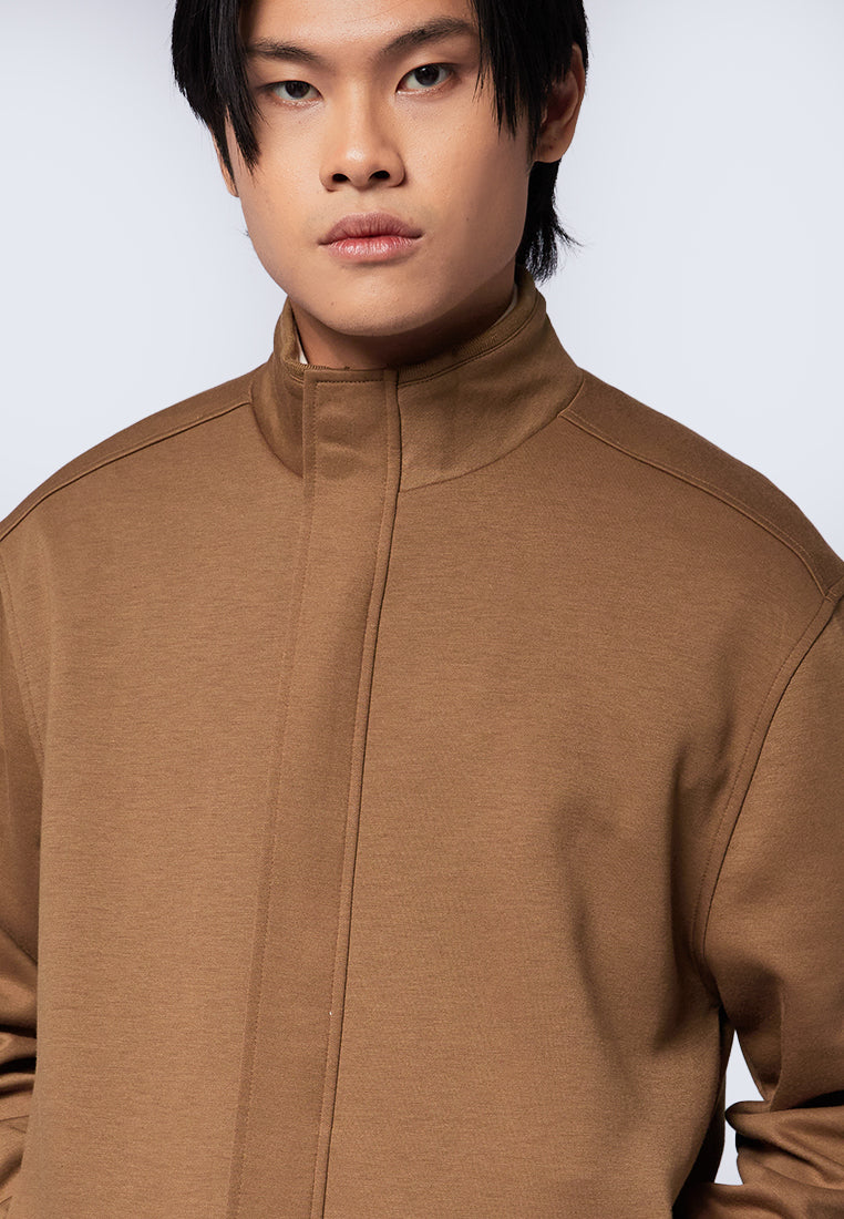 High Neck Long Sleeve Jacket
