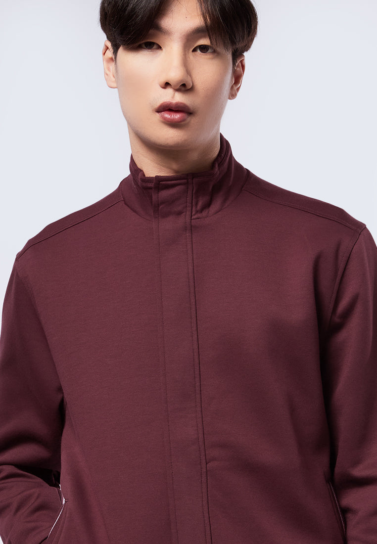 High Neck Knit Jacket