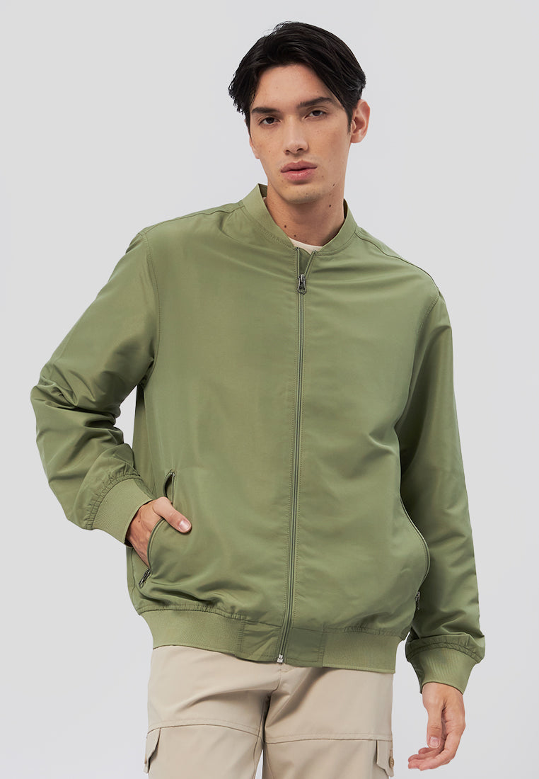 Slim Fit Bomber Jacket