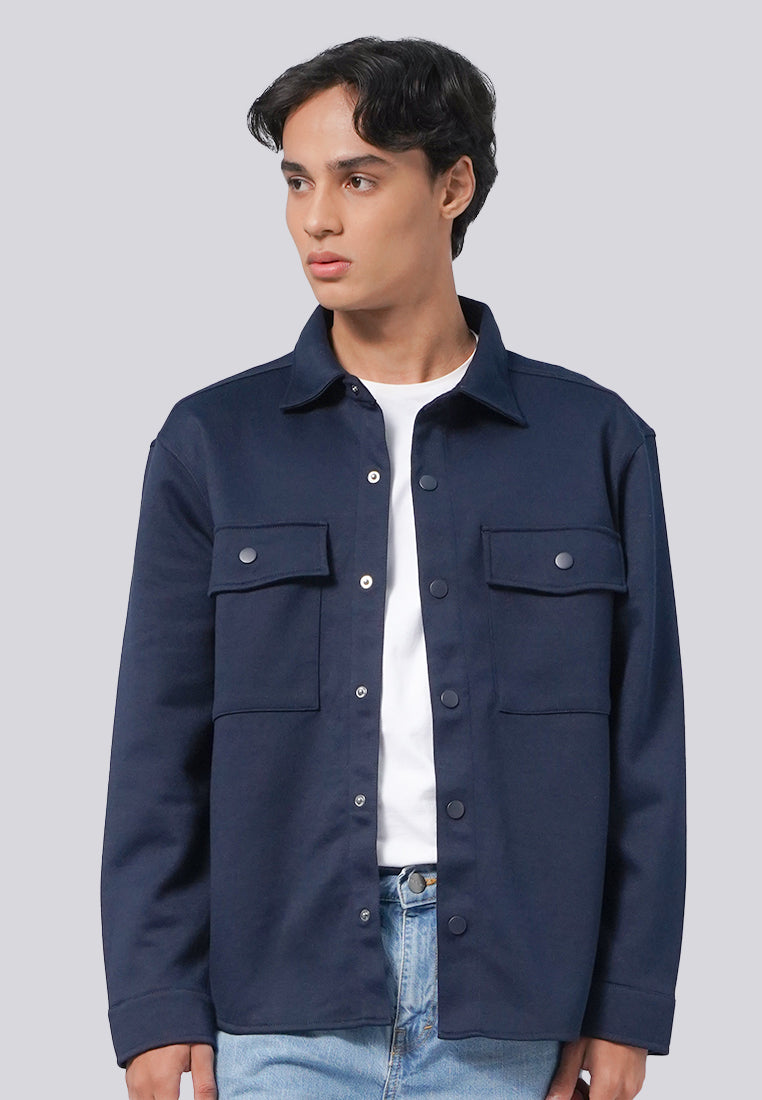 Shirt Jacket with Double Pocket