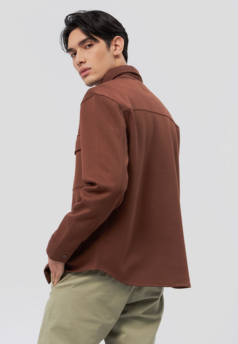 Shirt Jacket with Double Pocket