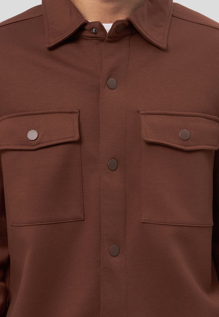 Shirt Jacket with Double Pocket