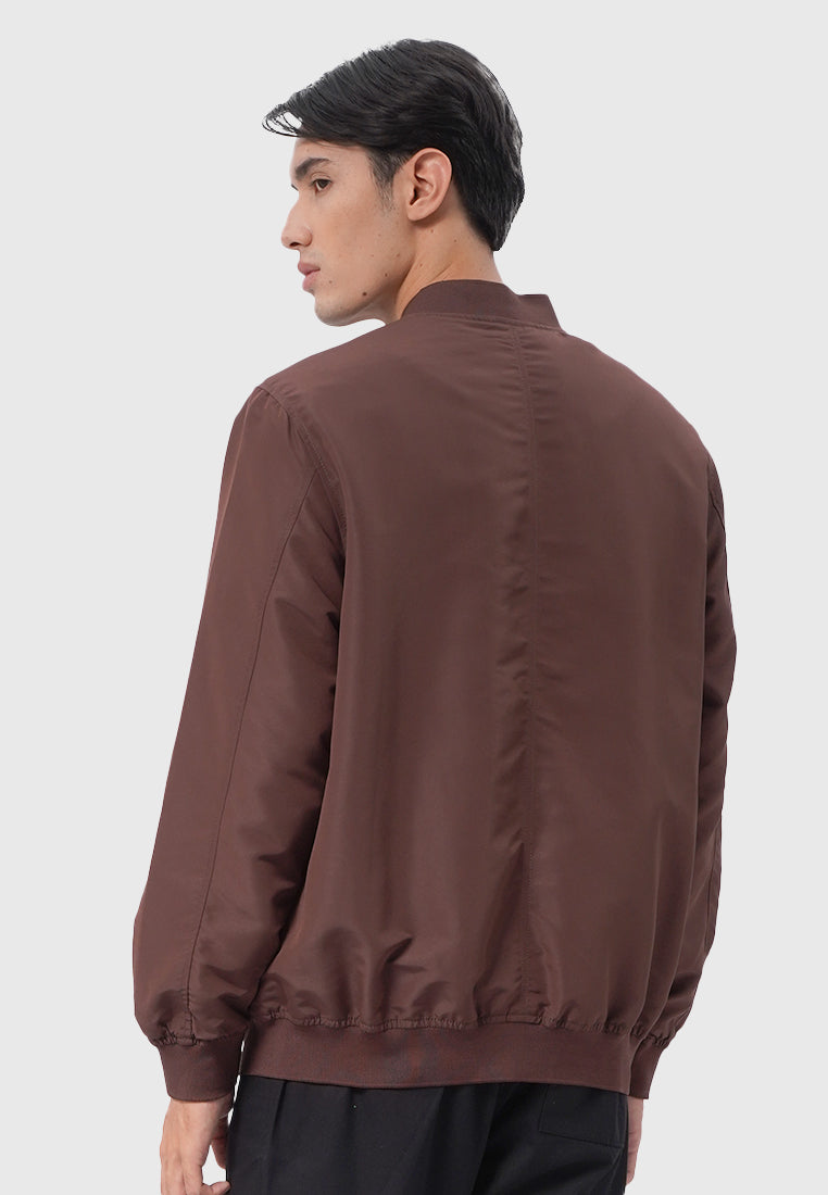 Bomber Jacket with Zipped Pocket