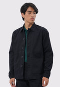 Slim Fit Collared Jacket Black