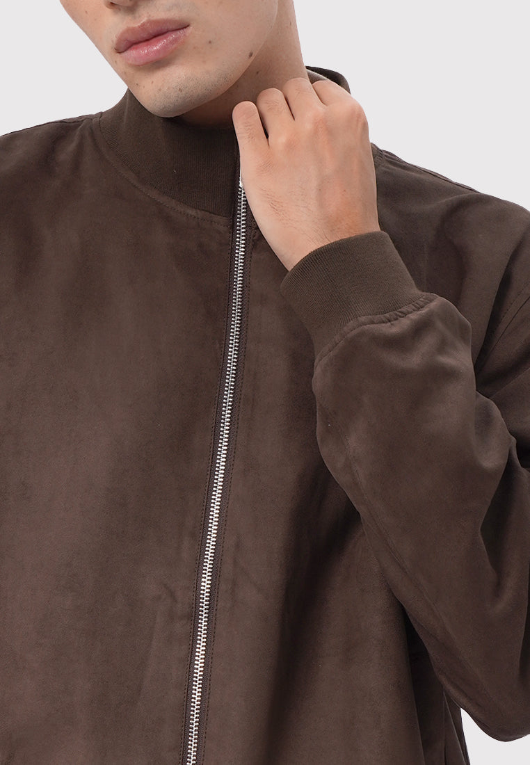Bomber Jacket with Zipped Pocket