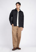 Slim Fit Overshirt Knit Jacket
