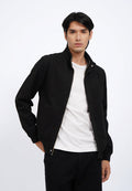 Slim Fit Canvas Harrington Jacket