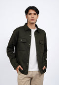 Long Sleeve Knitted Overshirt Jacket