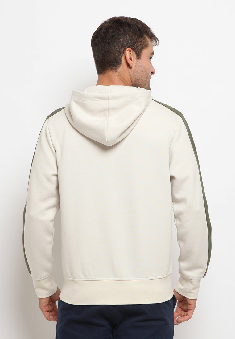 Knit jacket with hoodies