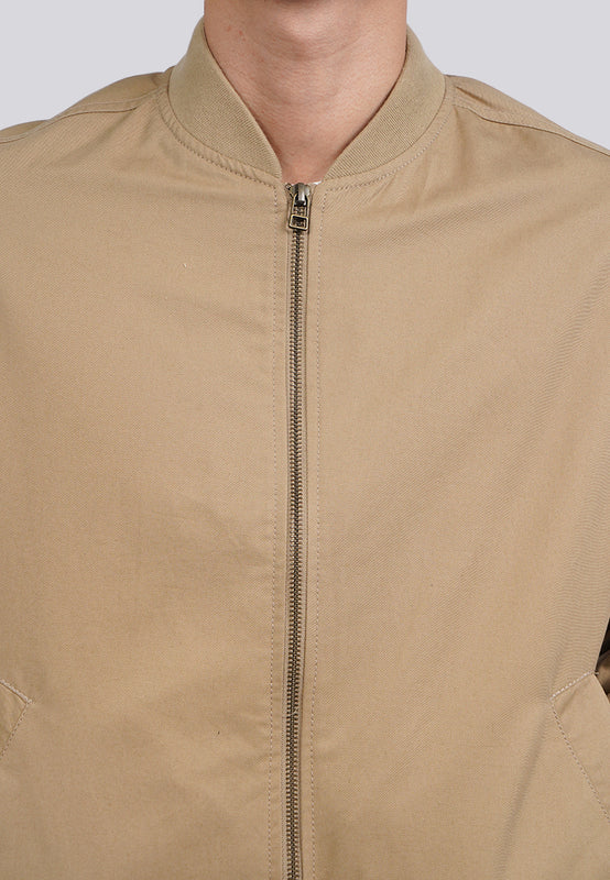 Regular Fit Long Sleeve Bomber Jacket