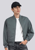 Regular Fit Long Sleeve Bomber Jacket