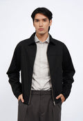 Boxy Collared Jacket with Zipper