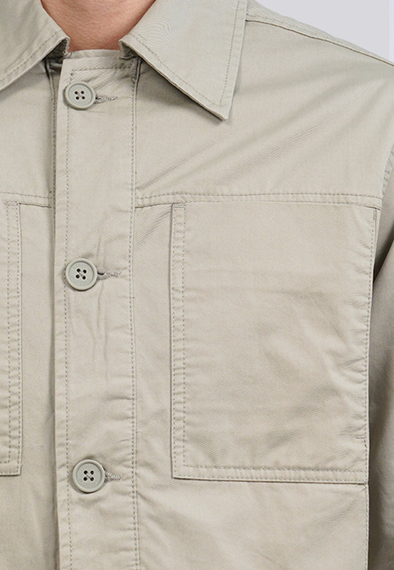 Regular Fit Utility Shirt Jacket