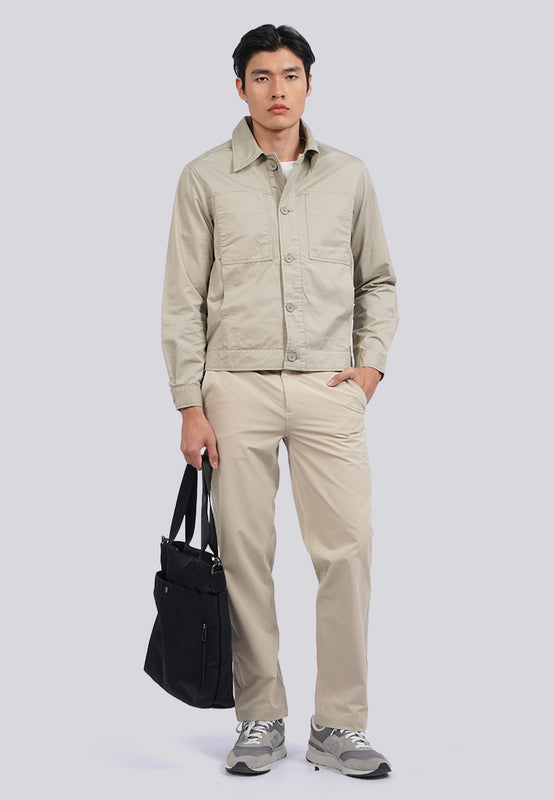 Regular Fit Utility Shirt Jacket